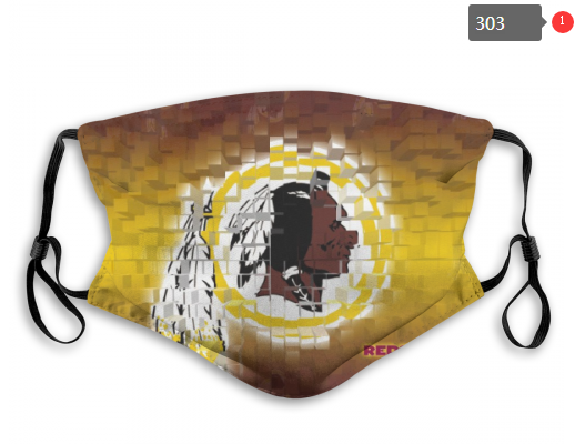 NFL Washington Red Skins #7 Dust mask with filter